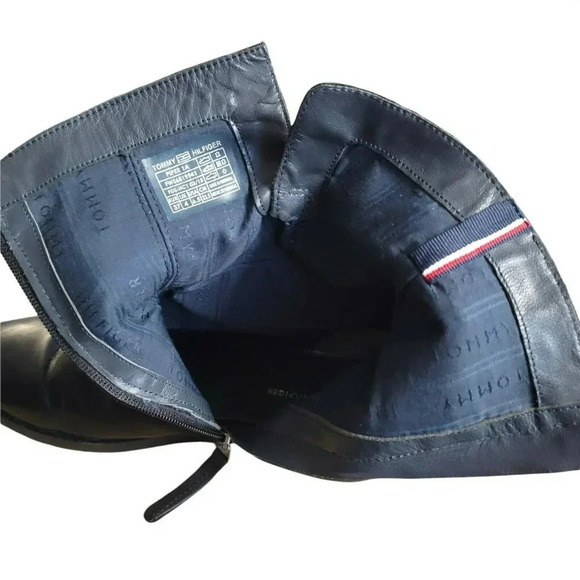 TOMMY Hilfiger Size 6.5 Piper 1 A Mid Boots Buckle Zip Side Women's - Picture 11 of 12